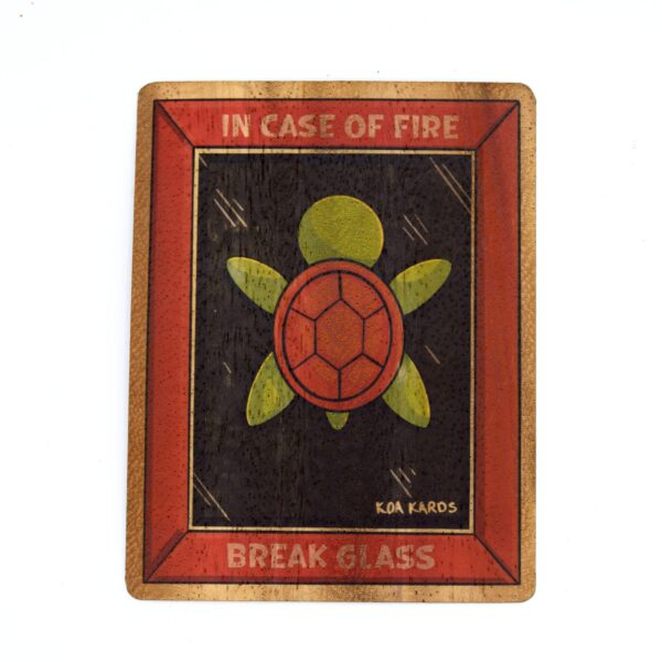 In Case Of Fire Break Glass